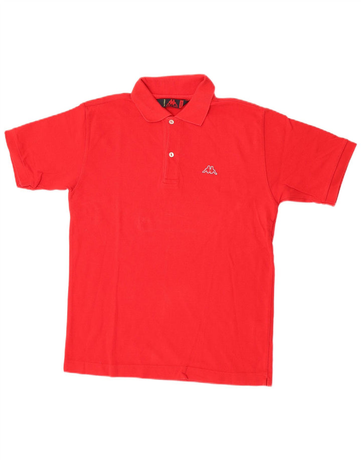 Polo Kappa Uomo Small Rossa In Cotone