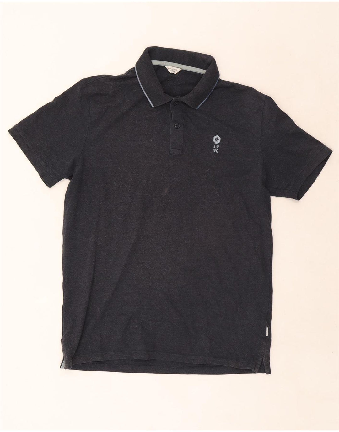 Polo da uomo Jack & Jones grande in cotone blu navy