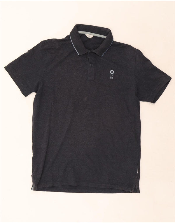 Polo da uomo Jack & Jones grande in cotone blu navy