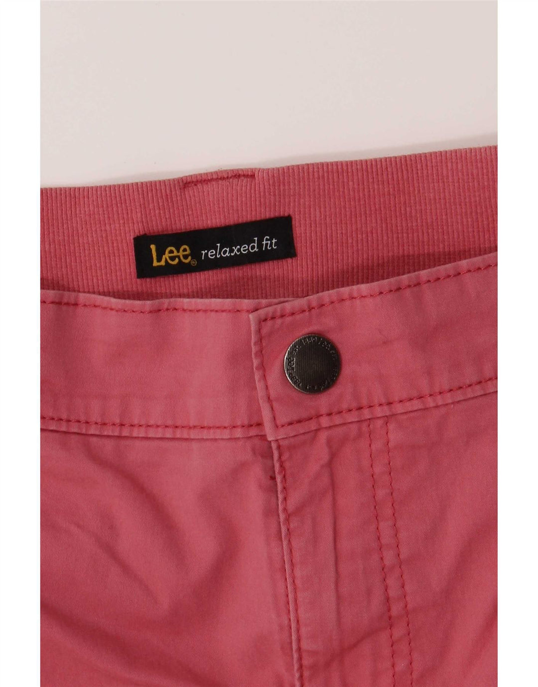 Pantaloncini Bermuda cargo da donna dalla vestibilità rilassata Lee W36 XL Rosa