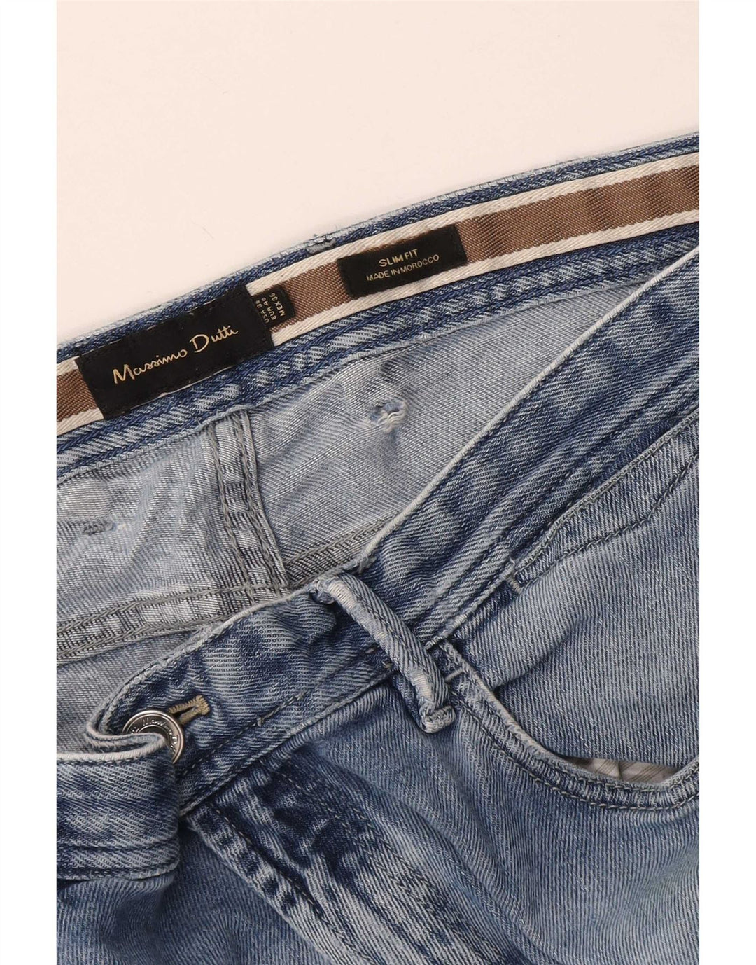 Jeans slim da uomo Massimo Dutti EU 46 XL W36 L31 Blu