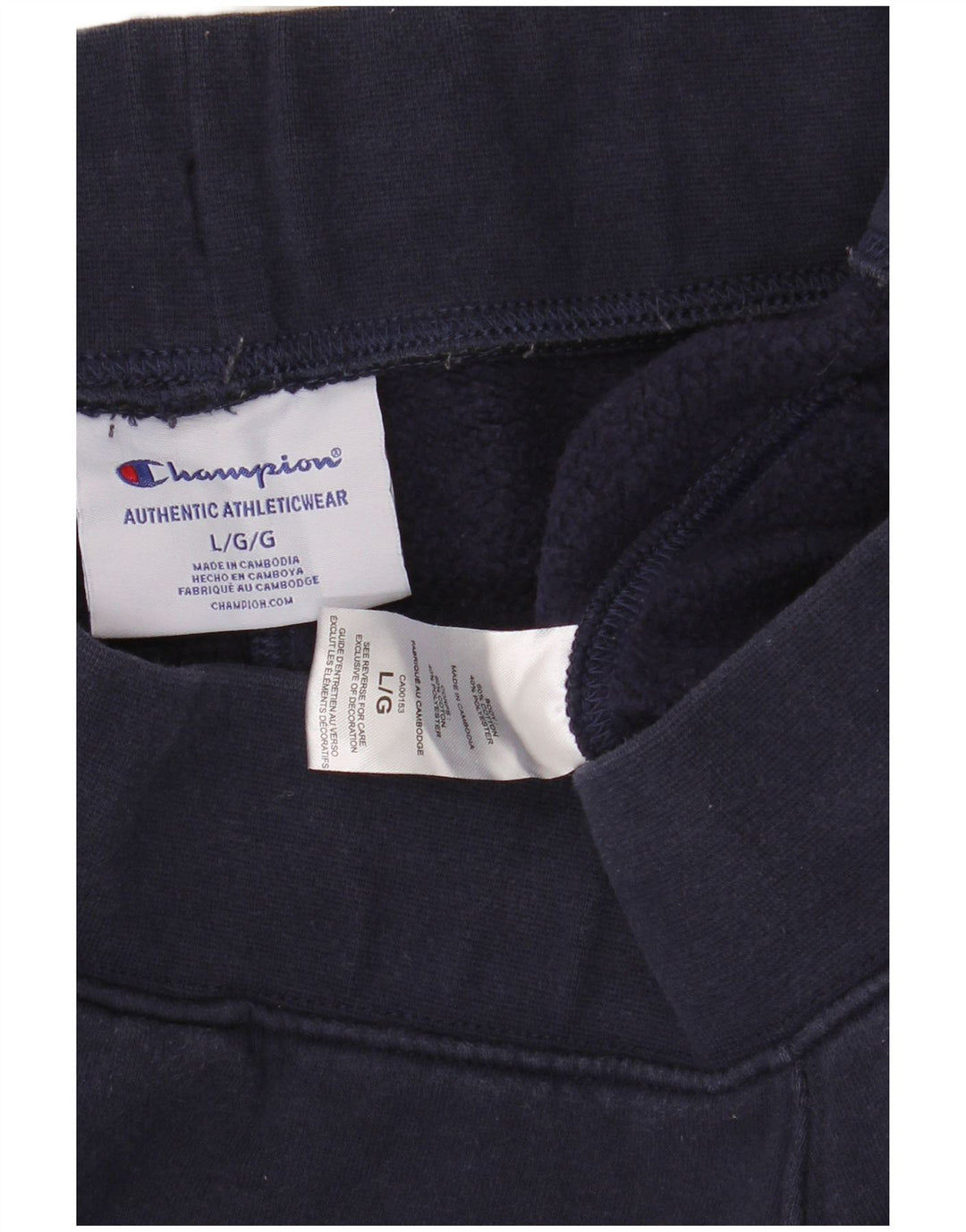 Pantaloni da tuta da uomo Champion Joggers Large Blu Navy Cotone