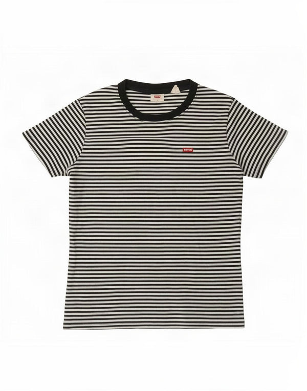 T-shirt da donna Levi's Top UK 14 medio nero gessato