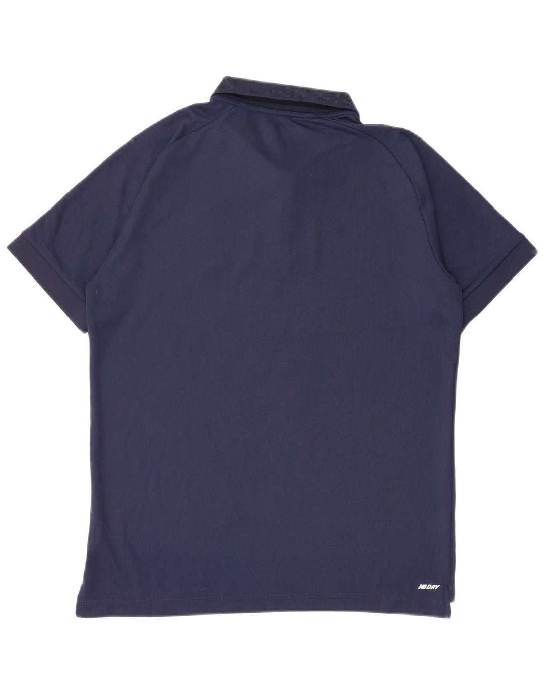 Polo grafica da uomo New Balance in poliestere blu navy medio