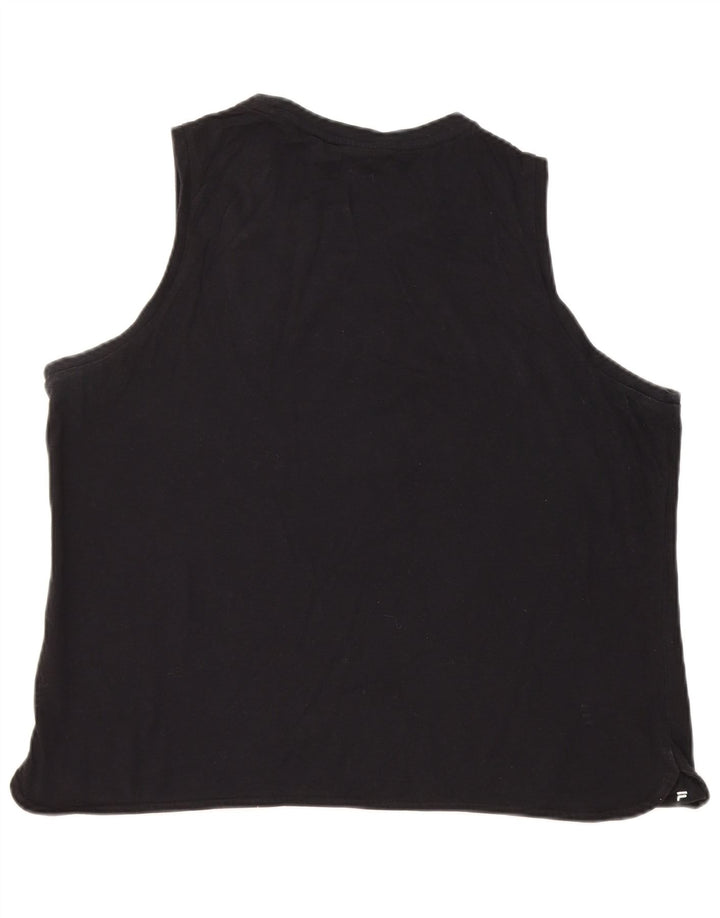 Canotta da donna Fila UK 18 XL cotone nero