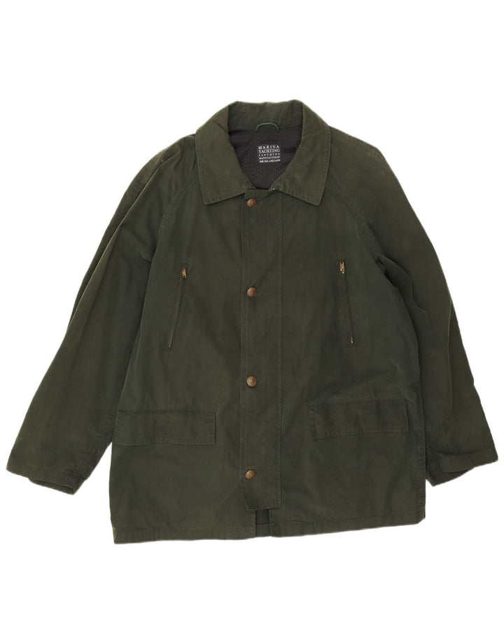 Marina Yachting Giacca Utility da Uomo IT 50 Large Verde Cotone