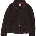 Giacca imbottita da donna Weird Fish UK 12 poliestere nero medio