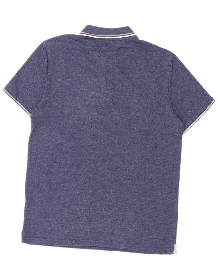 Polo da uomo CHAMPION media blu navy