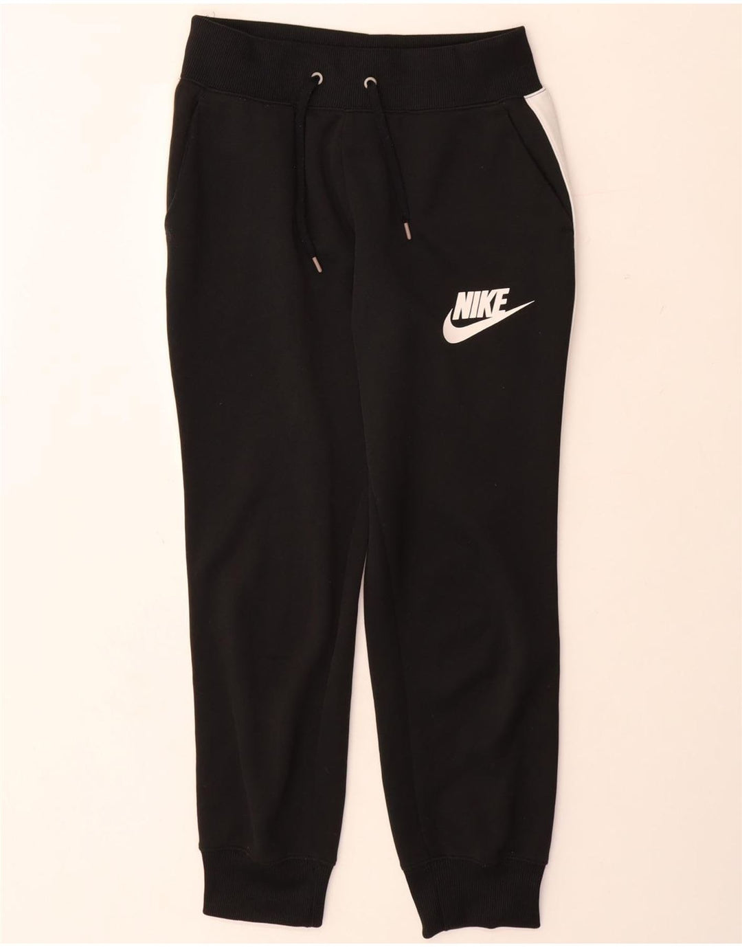 Pantaloni da tuta da donna NIKE Joggers UK 8 Small Black Colourblock