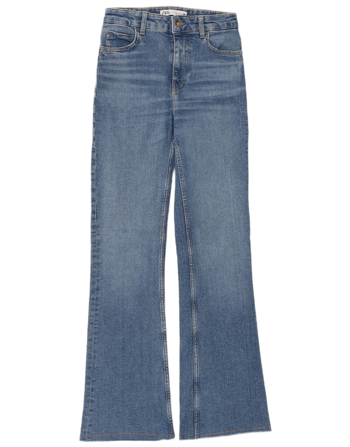Jeans svasati da donna Zara EU 34 2XS W24 L31 Blu