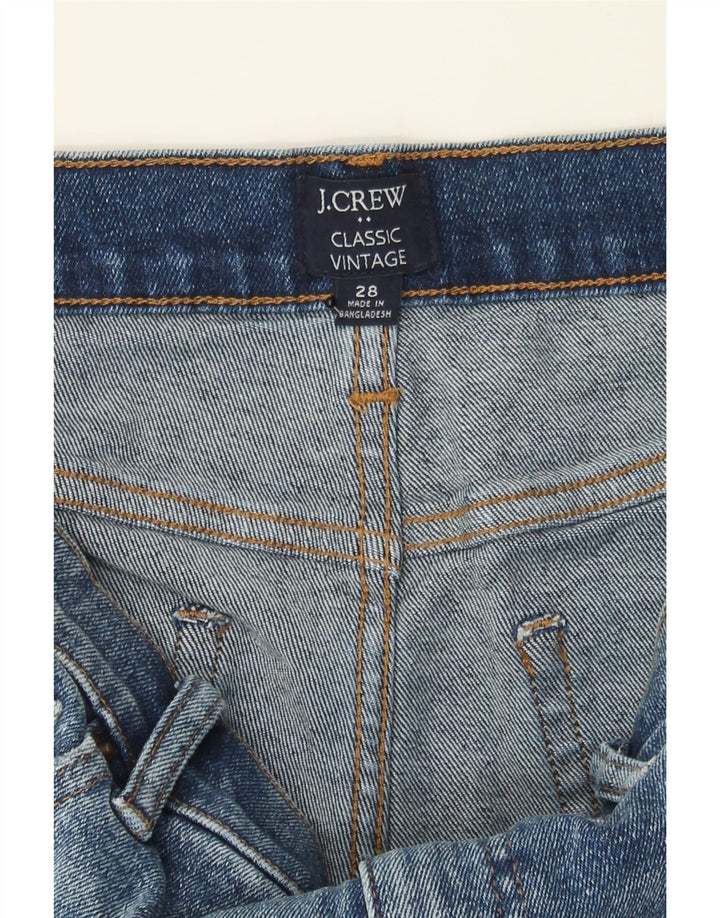 J. CREW Womens Classic Fit Slim Jeans W28 L27 Blue Cotton Vintage J. Crew and Second-Hand J. Crew from Messina Hembry 