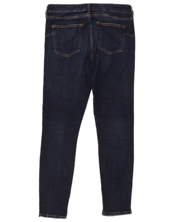 Jeans skinny da donna Zara EU 42 Large W32 L28 Blu navy