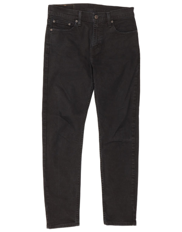 Levi's Uomo 512 Jeans slim affusolati W30 L32 Cotone Nero