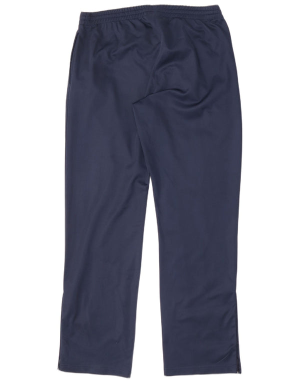 Pantaloni da tuta da uomo Asics grandi in poliestere blu navy