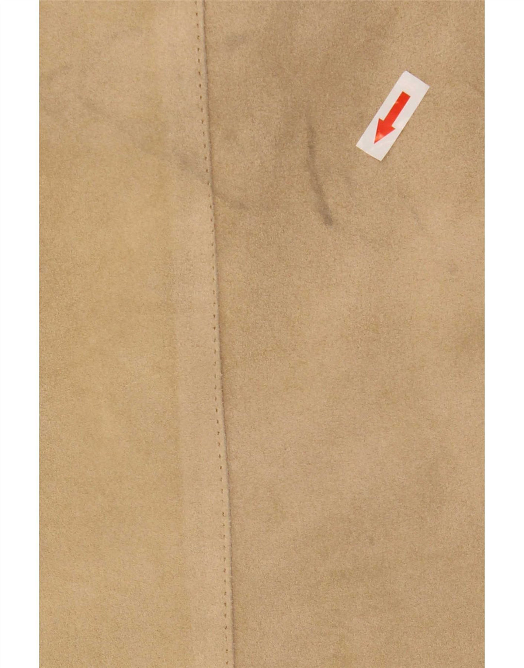 Giacca blazer da uomo in pelle scamosciata a 3 bottoni JJScott IT 52 XL in pelle beige