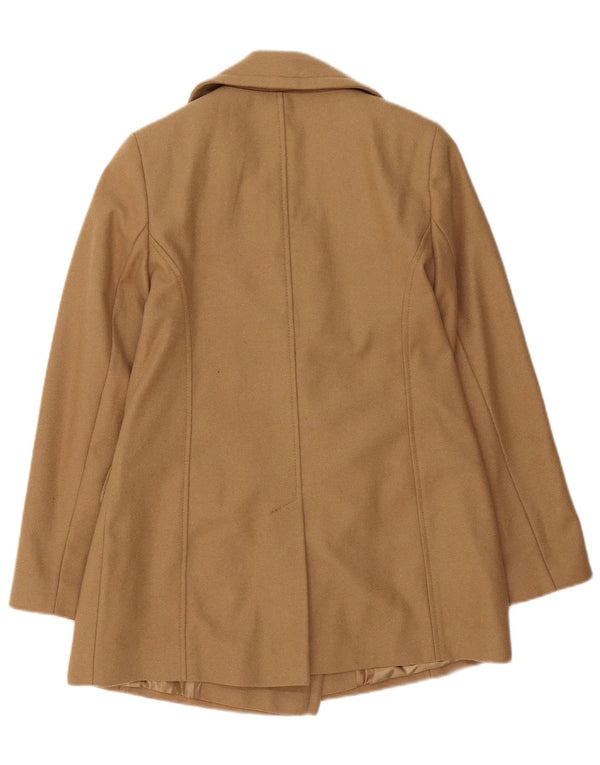 Cappotto da marinaio da donna Monsoon UK 10 piccolo in lana marrone