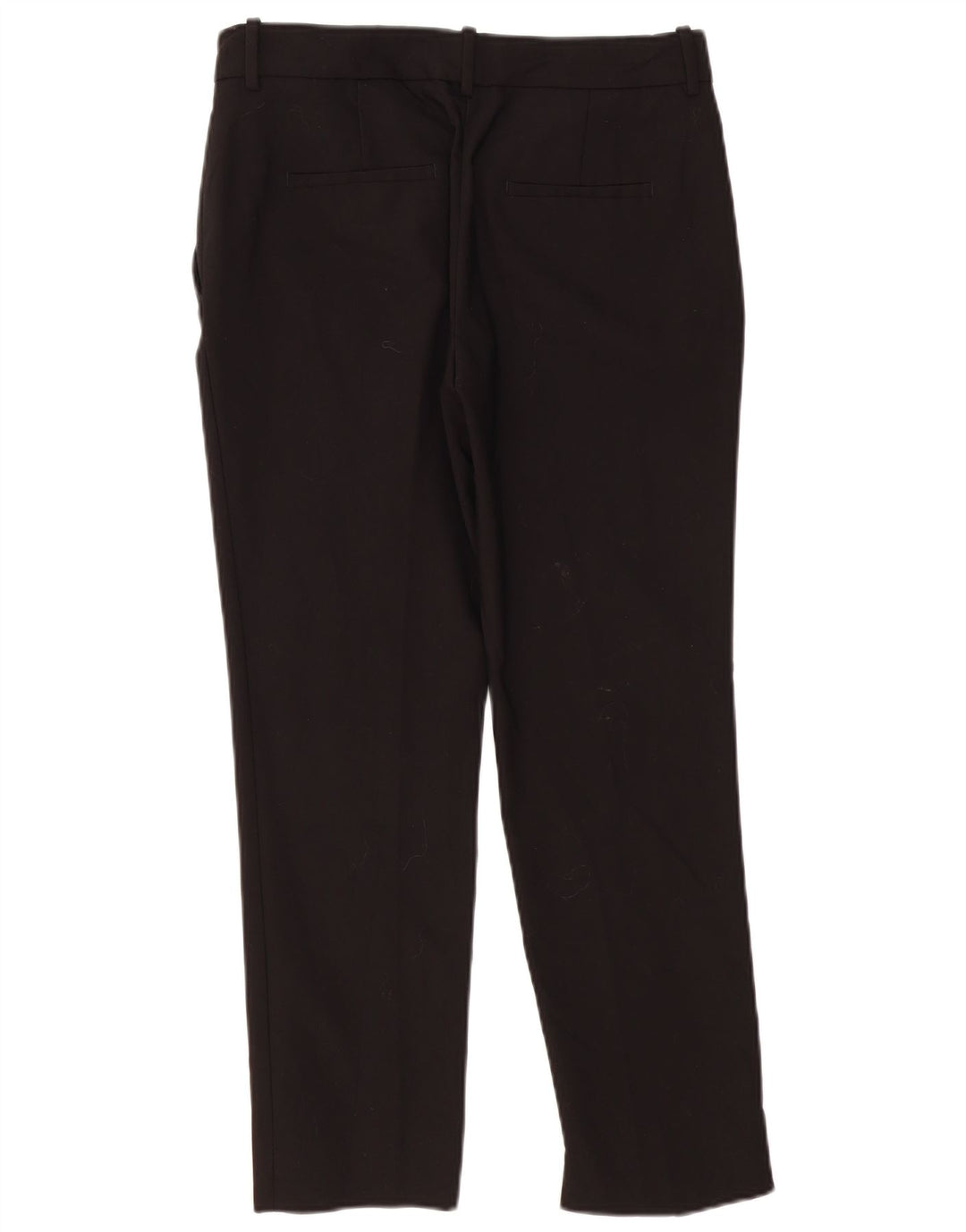 Pantaloni chino slim da donna ZARA EU 38 piccoli W28 L27 neri