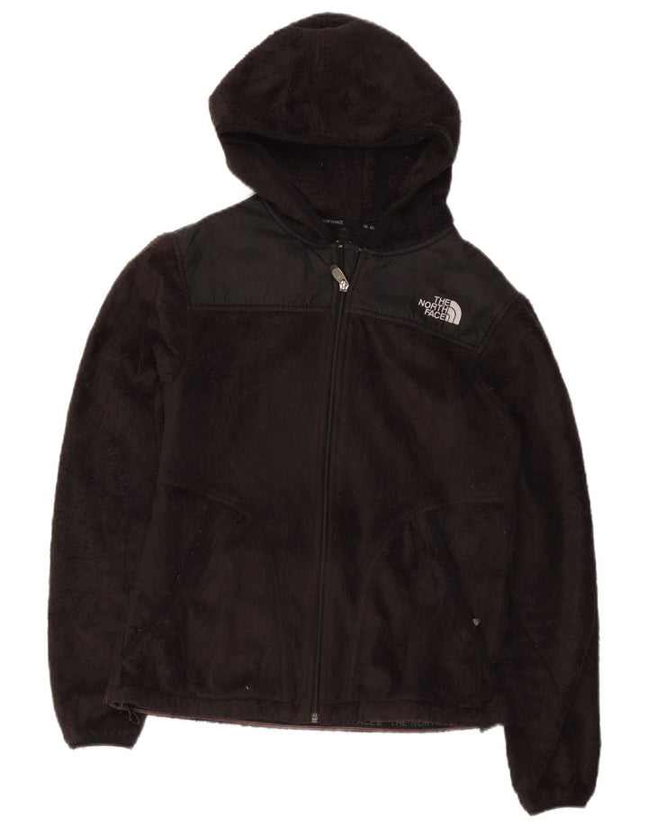 Giacca in pile con cappuccio da donna The North Face UK 12 Medium Nero Poliestere