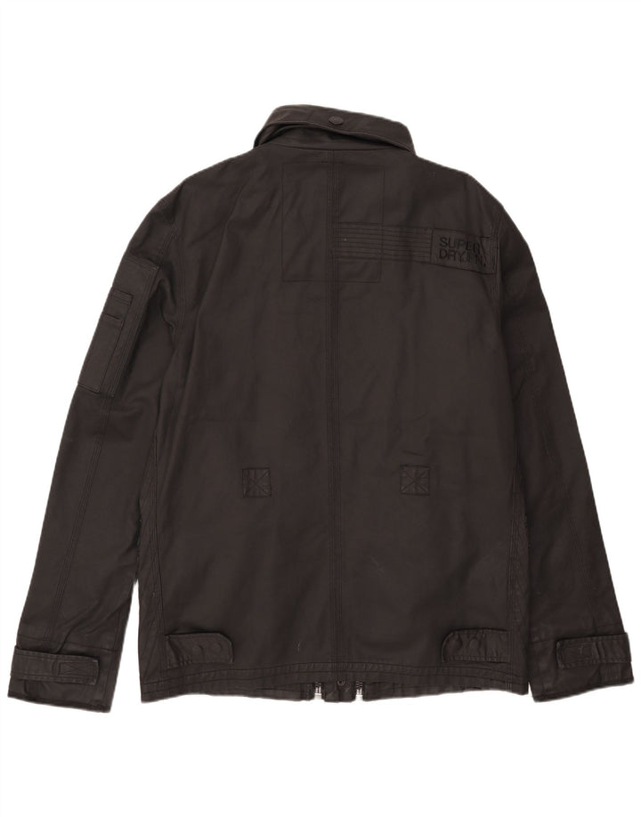 Giacca militare da uomo Superdry UK 44 2XL cotone nero