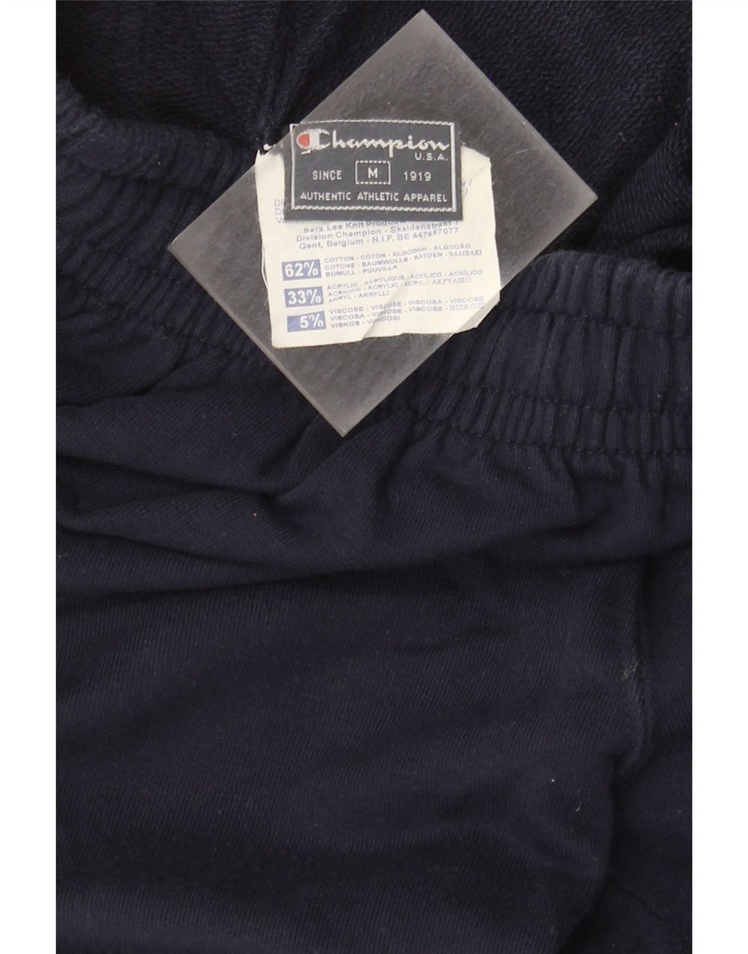 Pantaloni da tuta da uomo Champion Joggers medio cotone blu navy