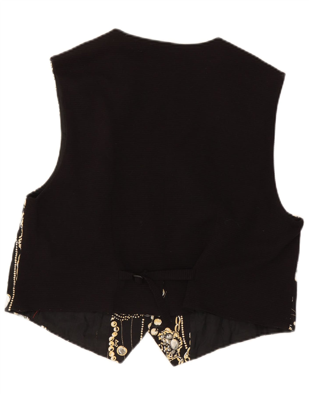 Gilet da donna con motivo astratto Franken Walder IT 46 grande acetato nero
