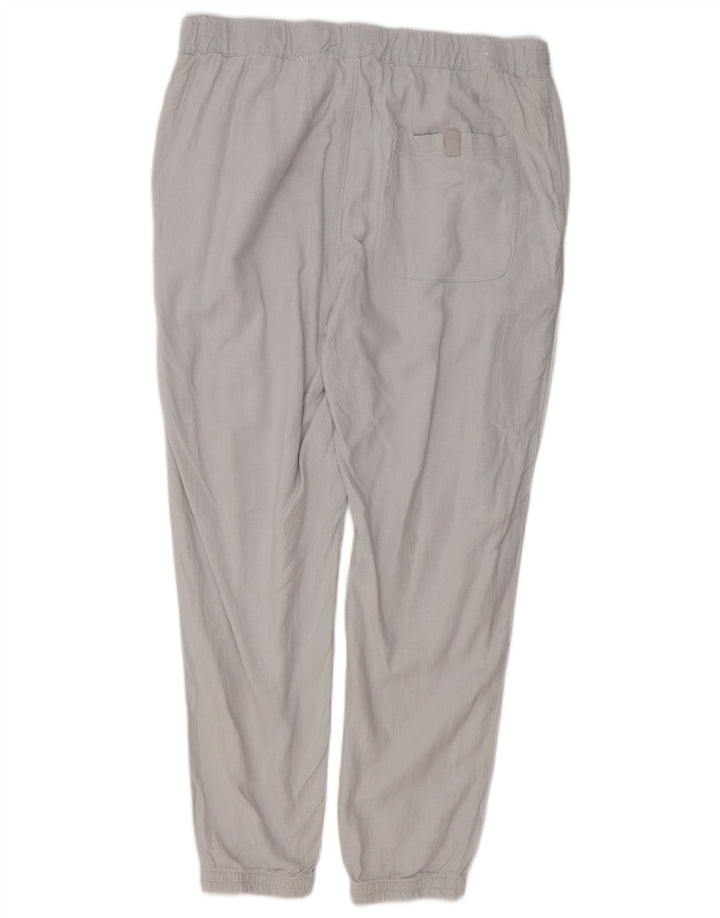 Pantaloni chino da jogging da donna Zara grandi W32 L28 grigi