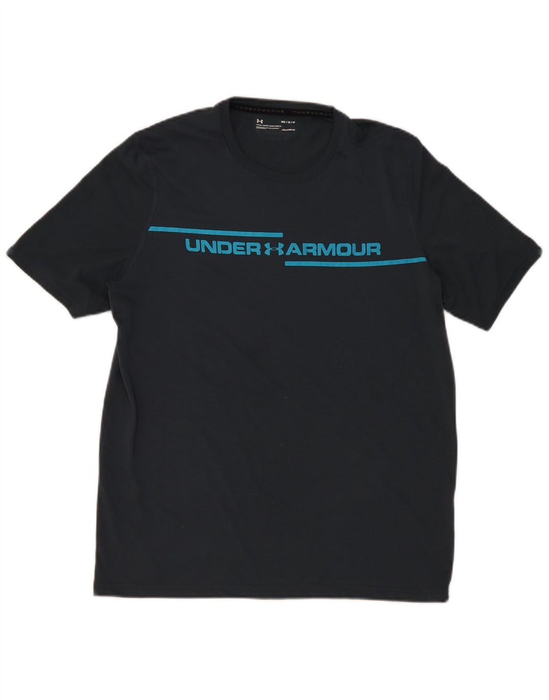 Maglietta grafica da uomo Under Armour Heat Gear Top grigio medio