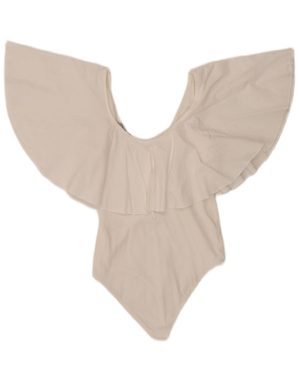 Costumi da bagno Donna Zara UK 10 Small Bianco