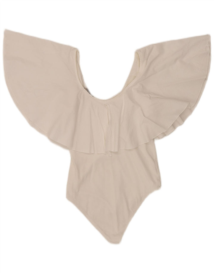 Costumi da bagno Donna Zara UK 10 Small Bianco