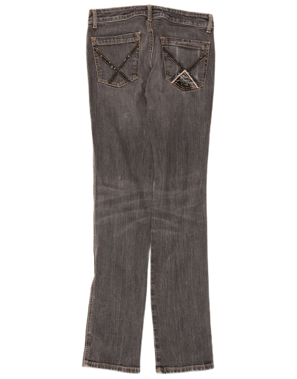 Jeans slim da donna Roy Rogers W27 L33 cotone grigio
