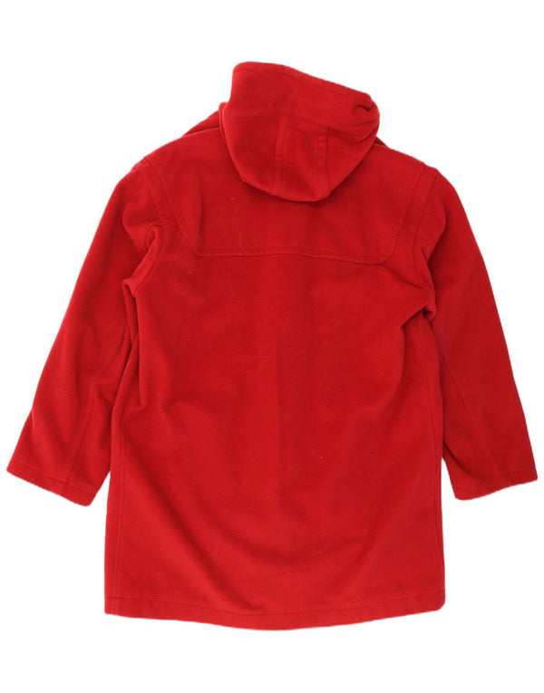 Montgomery oversize con cappuccio da donna Sisley UK 16 Large Rosso Lana