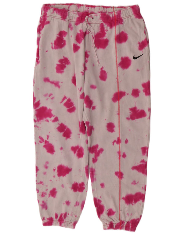 Pantaloni da tuta da donna Nike Joggers UK 18 XL cotone rosa tie dye