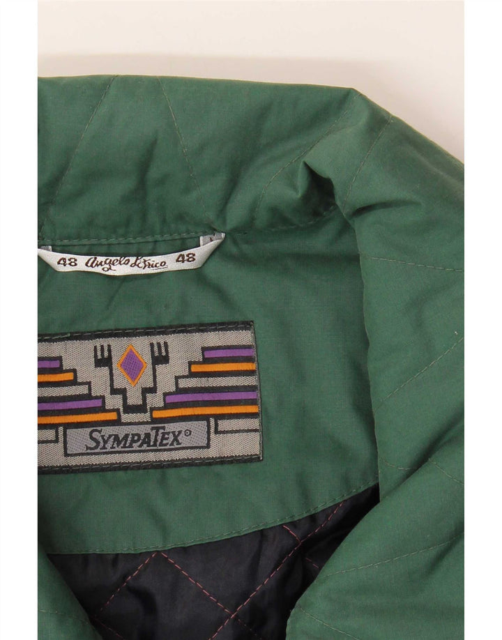 Cappotto imbottito da uomo vestibilità ampia Angelo Litrico IT 58 Cotone verde medio