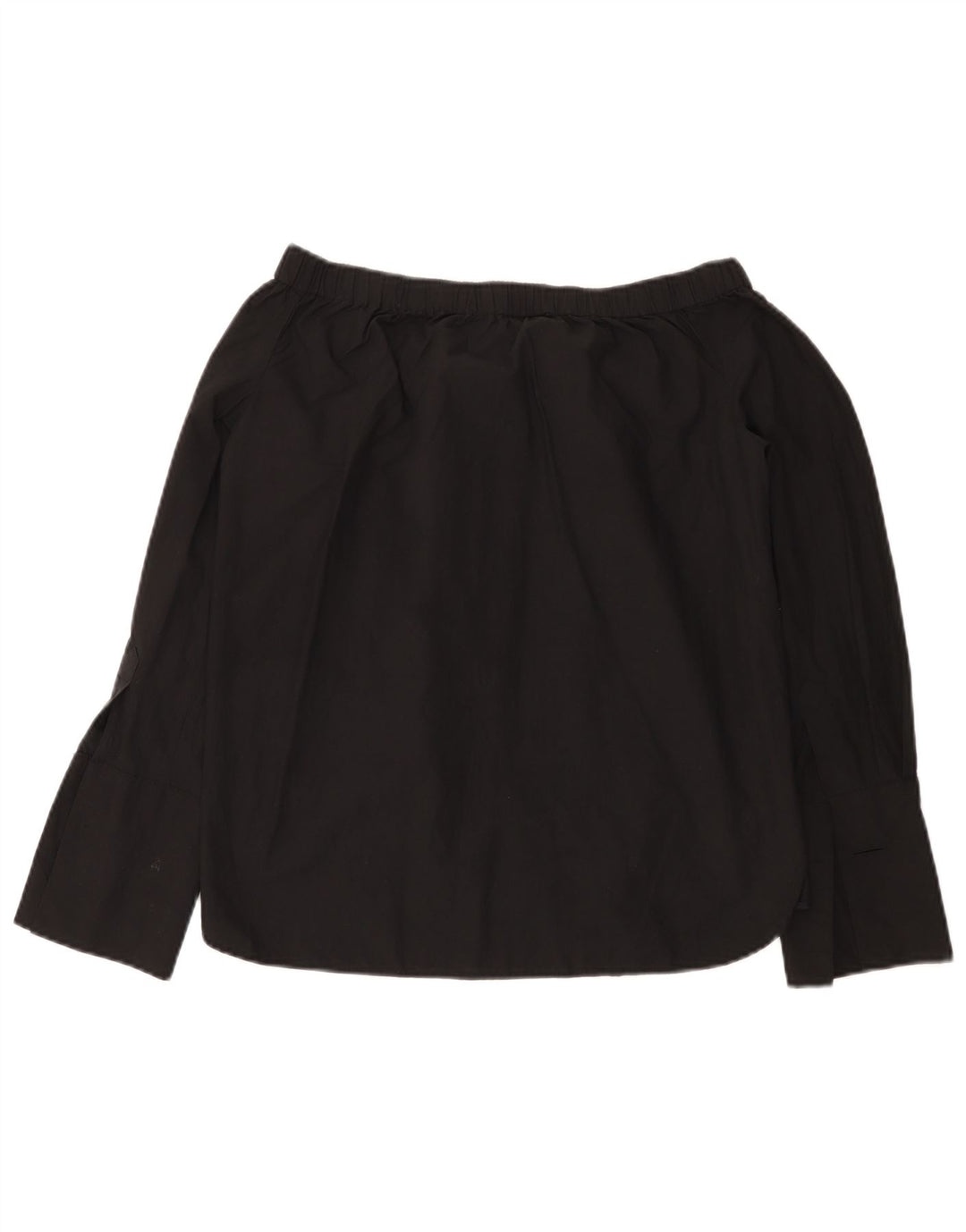 Top Zara da donna con spalle scoperte oversize UK 6 XS Nero
