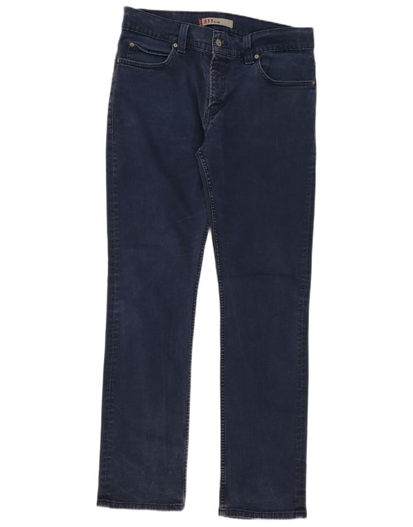Jeans Levi's 511 Slim da donna W36 L34 cotone blu navy