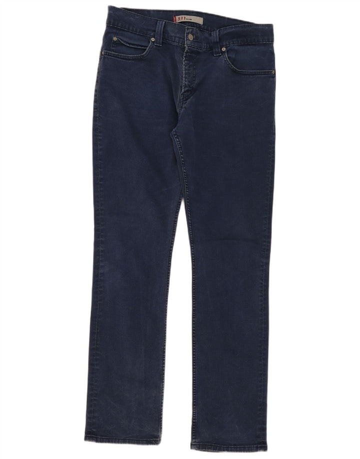 Jeans Levi's 511 Slim da donna W36 L34 cotone blu navy