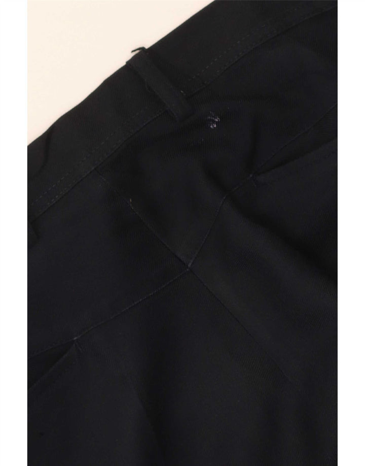 Pantaloni casual dritti da uomo Farah W42 L29 poliestere blu navy