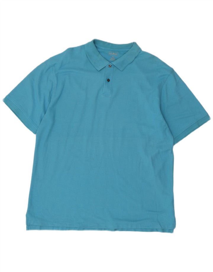 Polo da uomo L.L.BEAN XL in cotone blu
