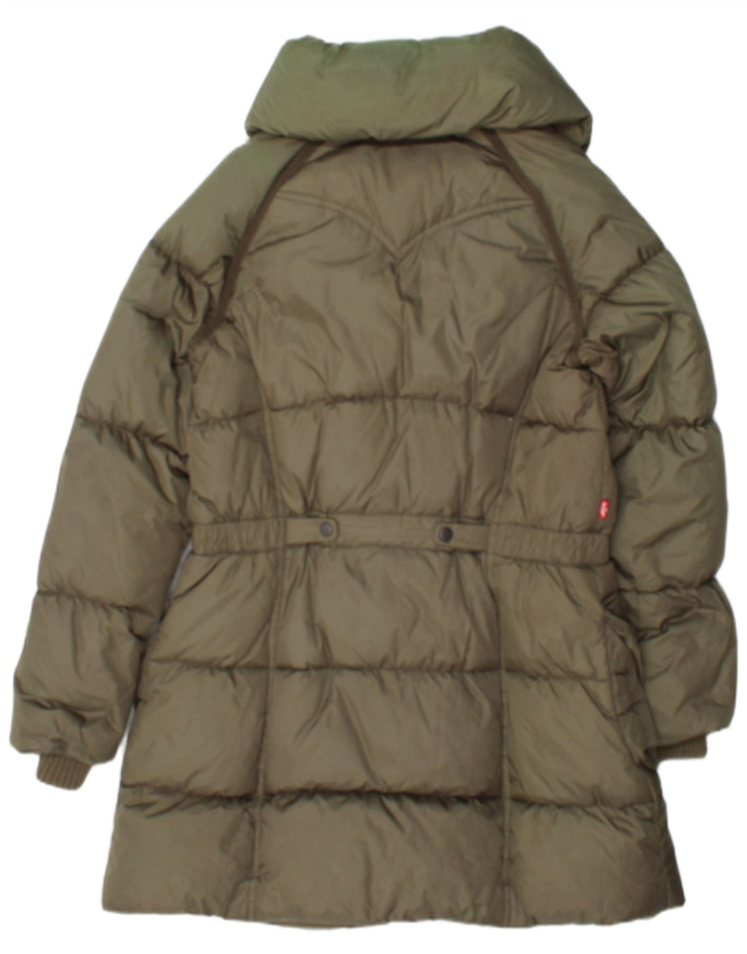 Cappotto imbottito da donna Levi's UK 16 grande nylon verde