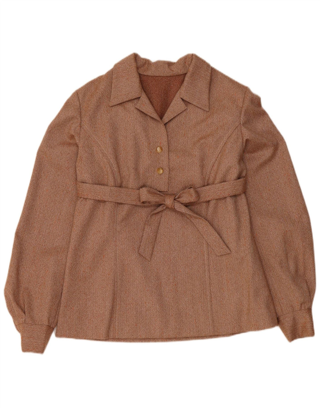 Set gonna vintage da donna in 2 pezzi UK 12 medio W30 marrone
