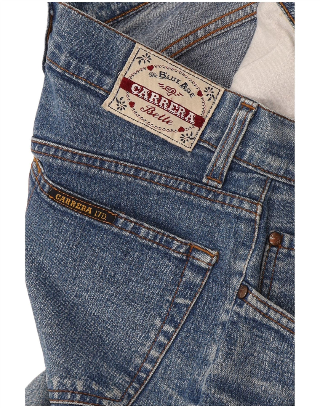 Jeans dritti da donna Carrera W26 L31 Blu