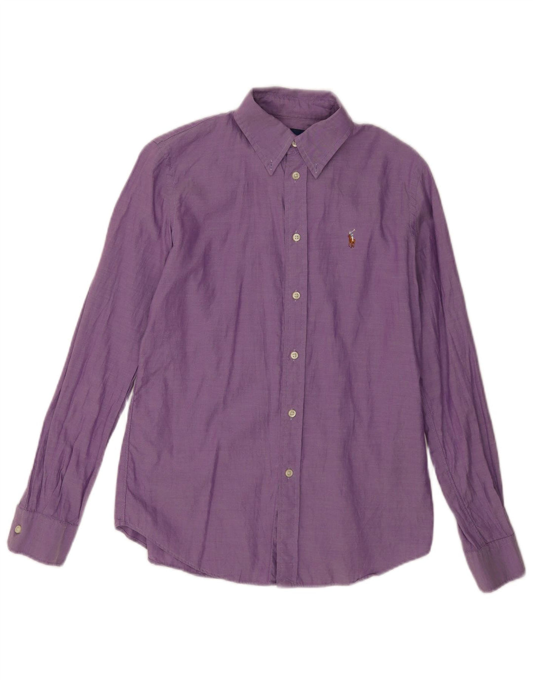 Camicia Ralph Lauren da uomo su misura US 6 cotone viola medio