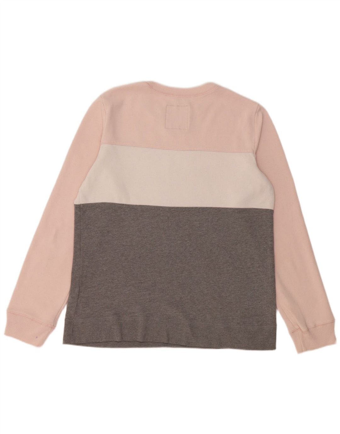 Felpa con grafica da donna HOLLISTER UK 16 Large Grey Colourblock