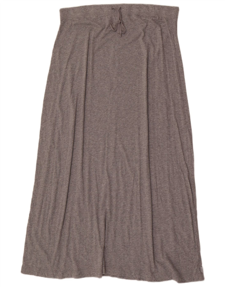 Gonna lunga da donna Eddie Bauer grande W36 cotone chiazzato grigio