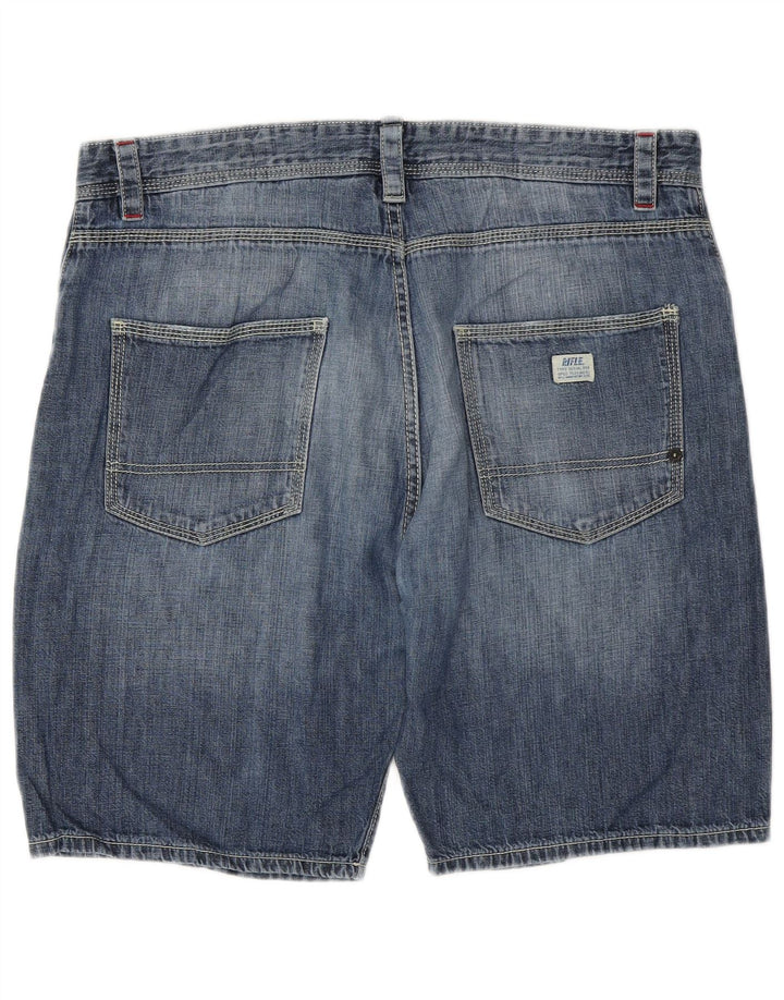 Pantaloncini di jeans da uomo RIFLE W33 Blu medio