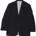 Giacca blazer a 2 bottoni da uomo Marks & Spencer UK 38 Lino medio blu navy
