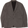 Giacca blazer vintage da uomo a 2 bottoni UK 38 Cotone grigio medio