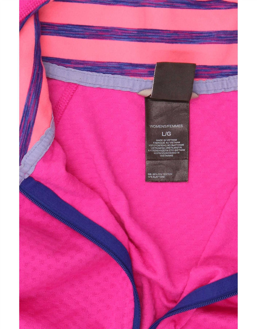 Top da tuta da donna The North Face Pullover UK 14 Large Rosa maculato