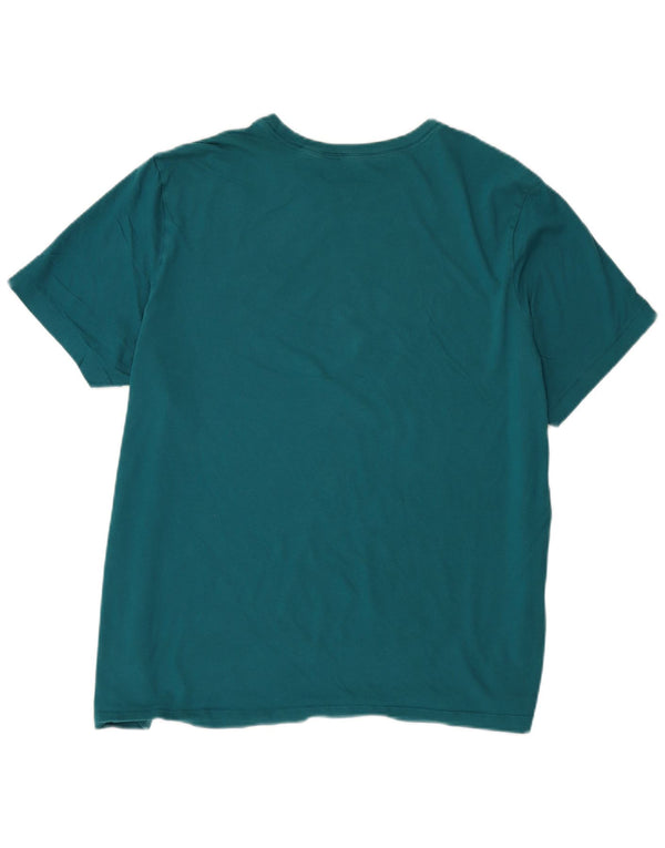 T-shirt da uomo Nike Top 2XL in cotone turchese