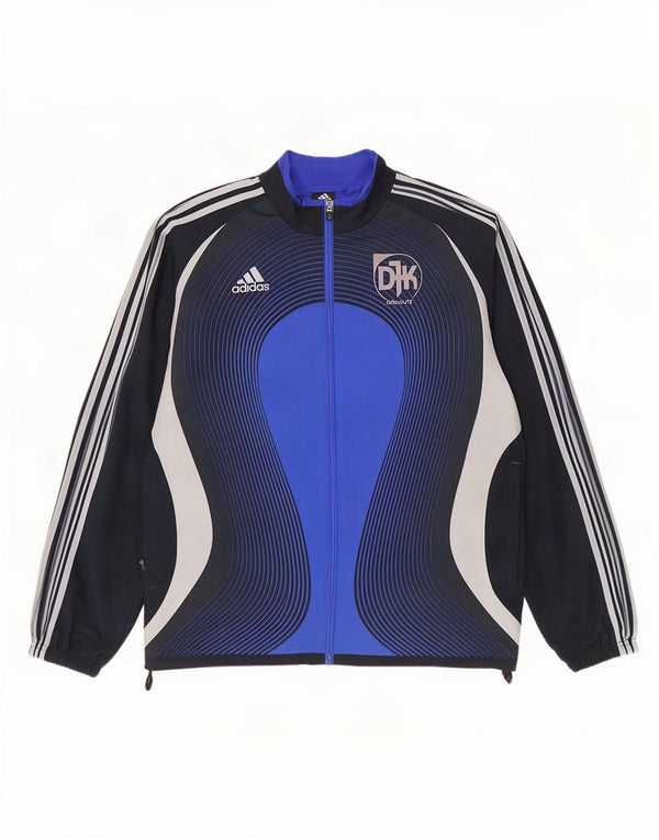 Giacca da tuta da uomo Adidas UK 42/44 Large Blu Navy Colourblock